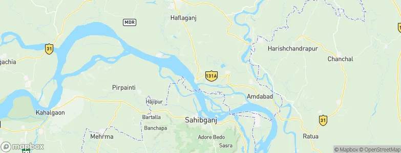 Manihāri, India Map
