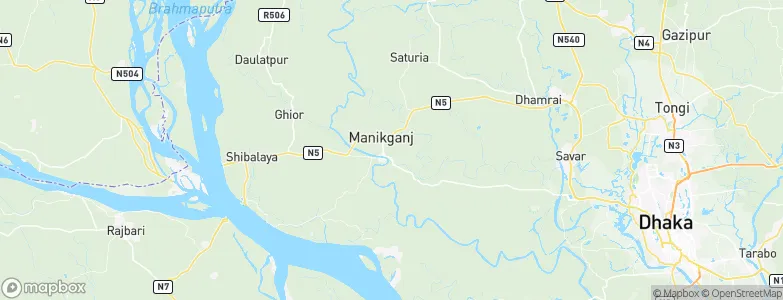 Mānikganj, Bangladesh Map