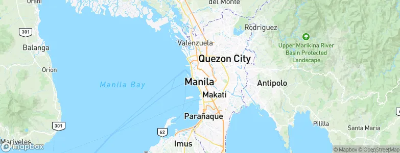 Manila, Philippines Map