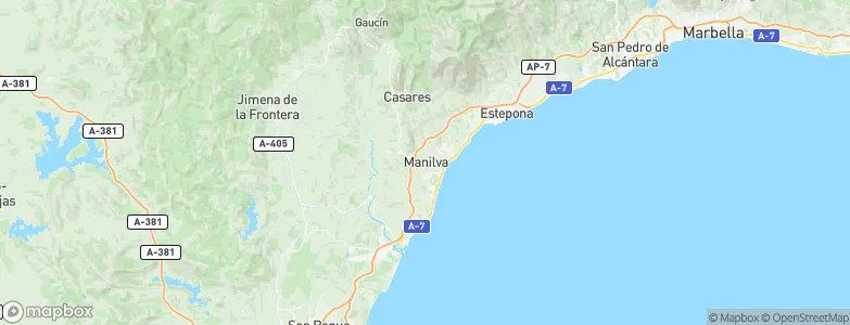 Manilva, Spain Map
