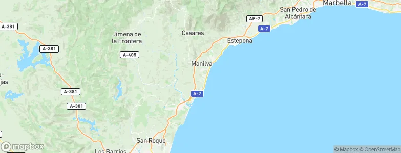 Manilva, Spain Map