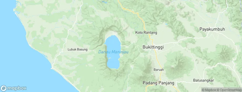 Maninjau, Indonesia Map