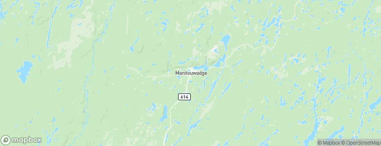 Manitouwadge, Canada Map