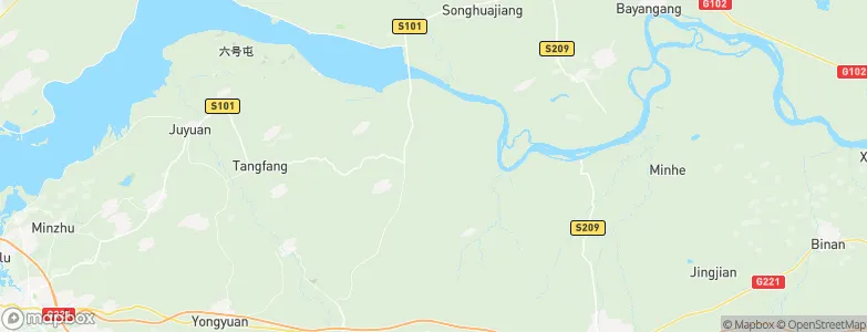 Manjing, China Map