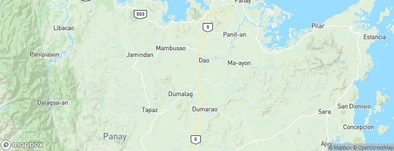 Manjoy, Philippines Map