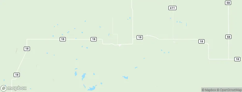 Mankota, Canada Map