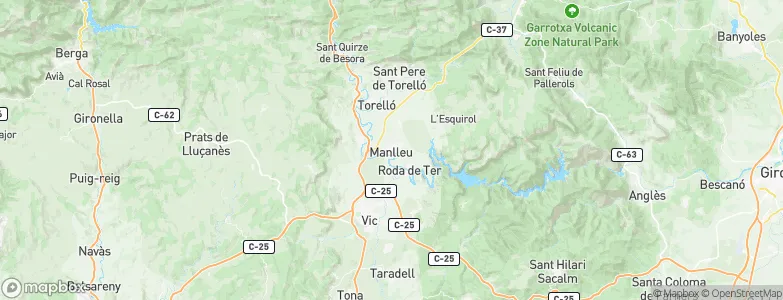 Manlleu, Spain Map