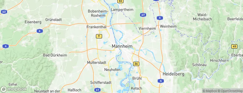 Mannheim, Germany Map
