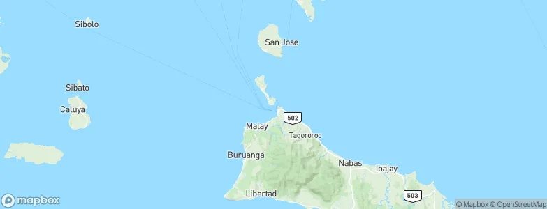 Manoc-Manoc, Philippines Map