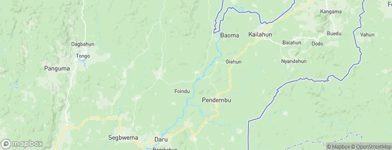 Manowa, Sierra Leone Map