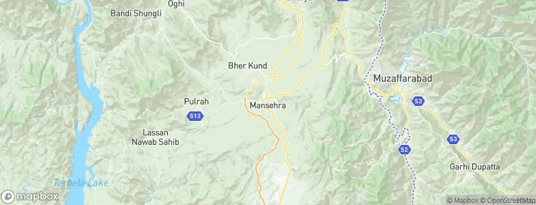 Mansehra, Pakistan Map