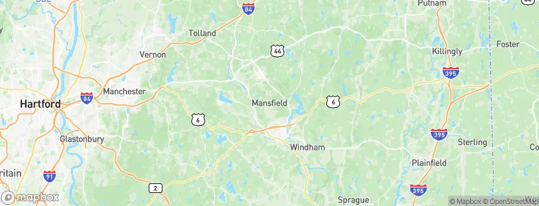 Mansfield City, United States Map