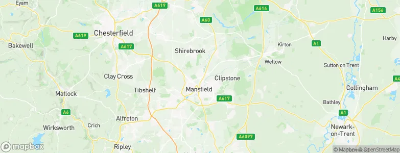 Mansfield Woodhouse, United Kingdom Map