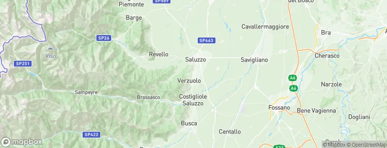 Manta, Italy Map
