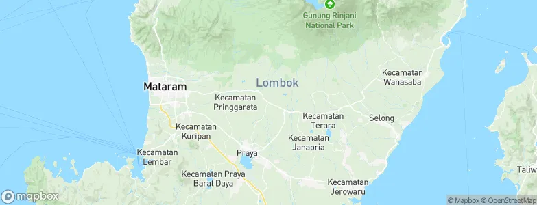 Mantang, Indonesia Map