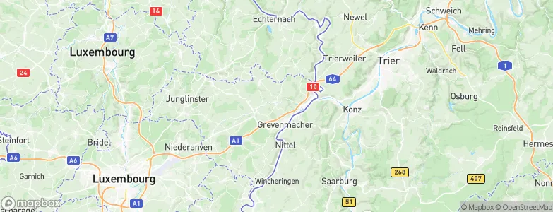 Manternach, Luxembourg Map