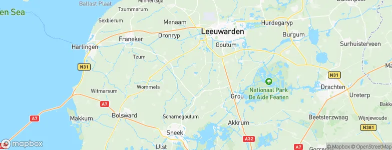 Mantgum, Netherlands Map