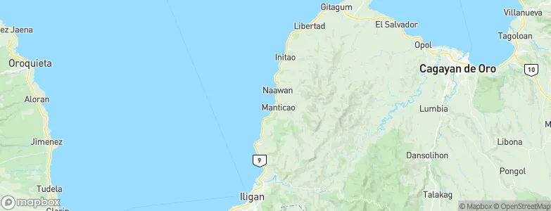 Manticao, Philippines Map
