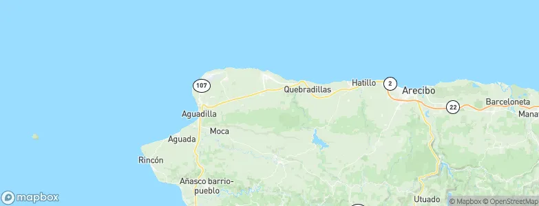Mantilla, Puerto Rico Map