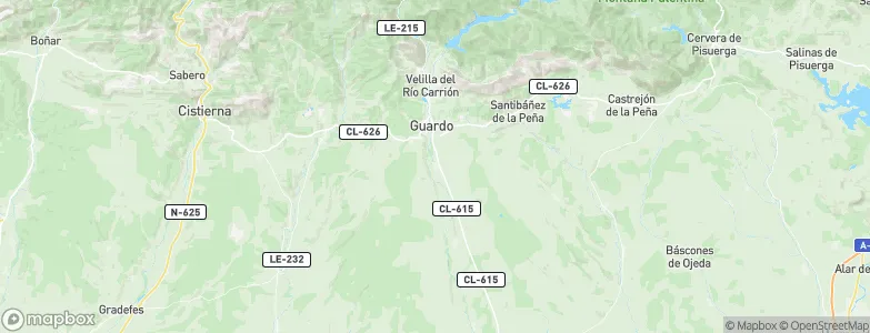 Mantinos, Spain Map