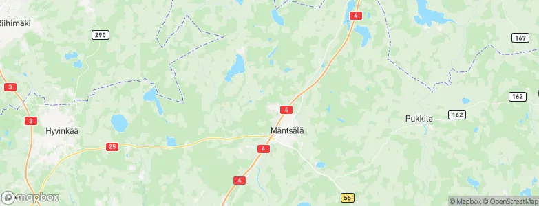 Mäntsälä, Finland Map