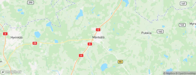 Mäntsälä, Finland Map