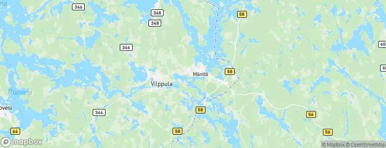 Mänttä-Vilppula, Finland Map