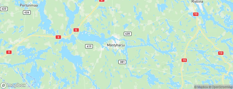 Mäntyharju, Finland Map