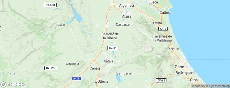 Manuel, Spain Map