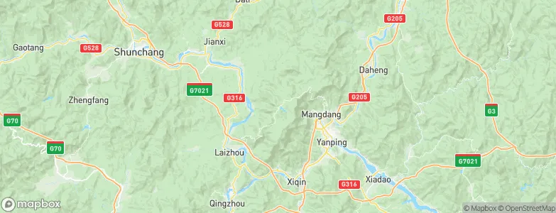Maodi, China Map