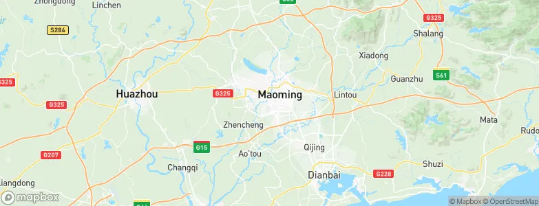 Maoming, China Map
