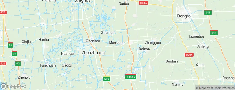 Maoshan, China Map