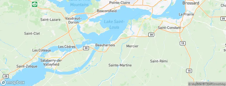 Maple Grove, Canada Map