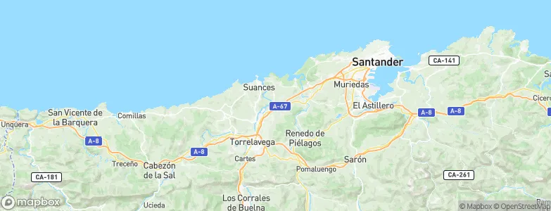 Mar, Spain Map