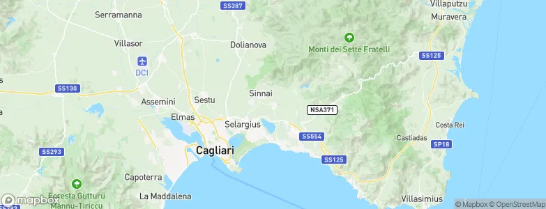 Maracalagonis, Italy Map