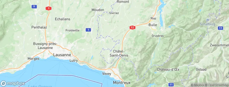 Maracon, Switzerland Map