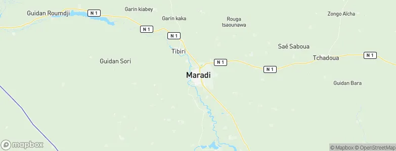 Maradi, Niger Map