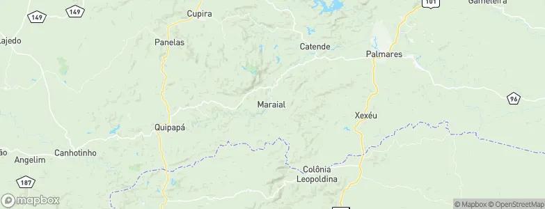 Maraial, Brazil Map