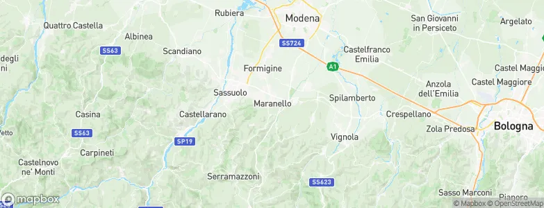 Maranello, Italy Map