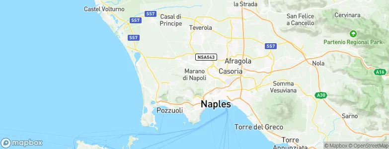 Marano di Napoli, Italy Map