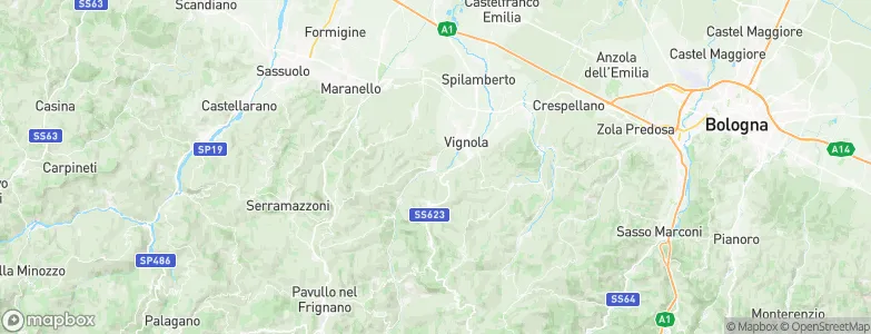 Marano sul Panaro, Italy Map