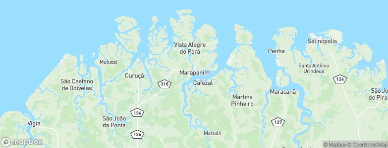 Marapanim, Brazil Map