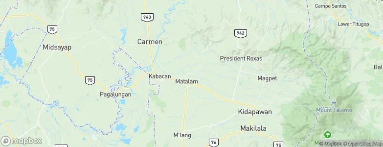 Marbel, Philippines Map