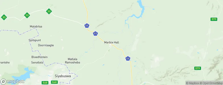 Marble Hall, South Africa Map