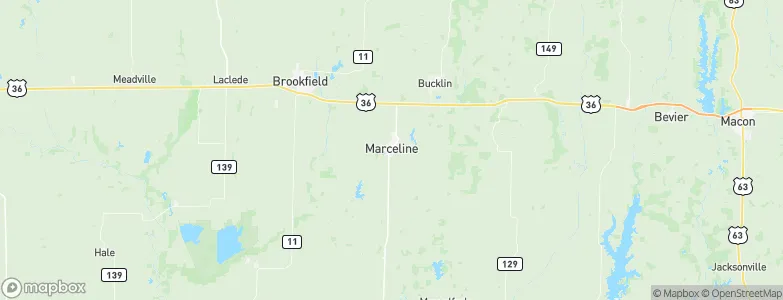 Marceline, United States Map