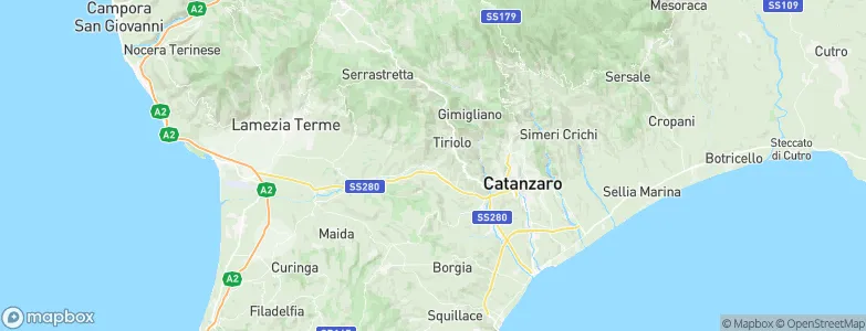 Marcellinara, Italy Map