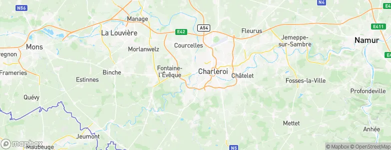 Marchienne-au-Pont, Belgium Map