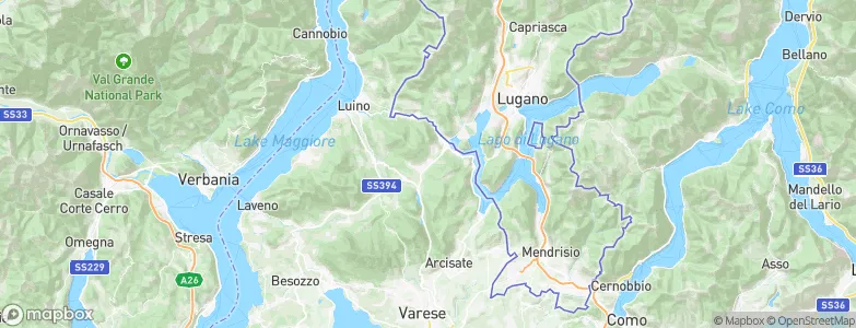 Marchirolo, Italy Map