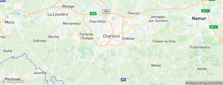 Marcinelle, Belgium Map