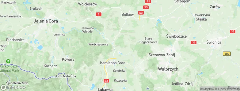 Marciszów Górny, Poland Map